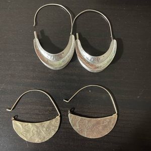 Two pair of earrings